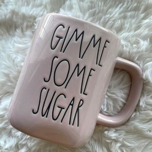 Rae Dunn "Gimme Some Sugar" Pink Mug
